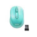 Raton inalámbrico GT641 krack 2.4Ghz / 1600 dpi / Verde agua / MTK