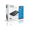 Caja externa aluminio 2.5 USB 3.1 Sata Tooq Negra 9.5mm TQE-2527B