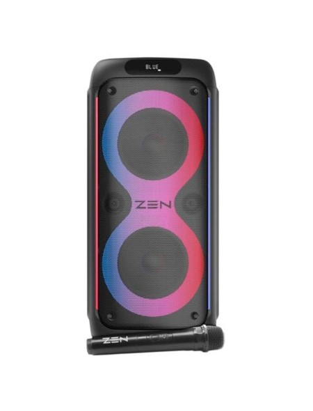 Altavoz Bluetooth 5.0 ZEN RINGS / 600W PMPO / Iluminacion RGB / FM / Micro SD / 1x Microfono inalambrico / 5500Mah