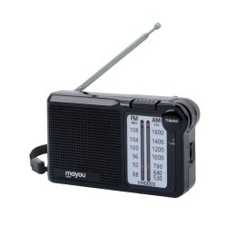 Radio portatil Am-Fm con Antena YH0003 / Altavoz externo / Negro / Mayou / 7600032