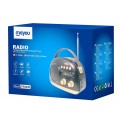 Radio portatil Am-Fm Bluetoothh 5.4 con Antena TR9438 / Altavoz externo / 1200Mah / Negro / Mayou / 0954382