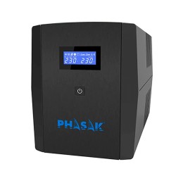 ÷ Phasak sai 2260va sirius interactivo con avr, toma protegida y pantalla lcd
