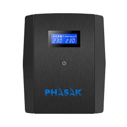 ÷ Phasak sai 2260va sirius interactivo con avr, toma protegida y pantalla lcd